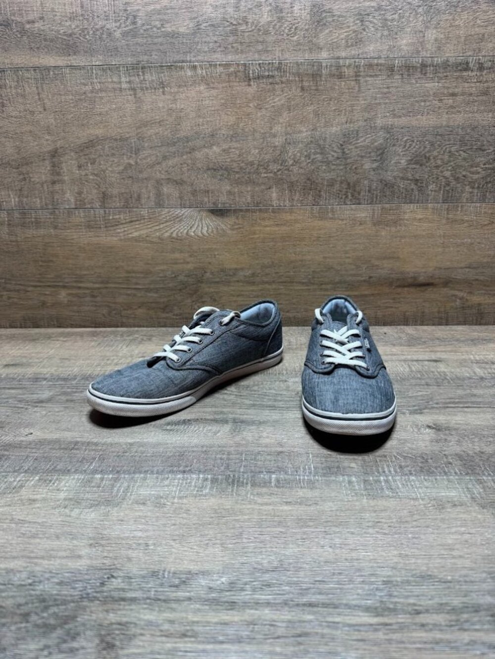 Vans Atwood Gray Low Lace Up Sneakers Women's Size 8.5